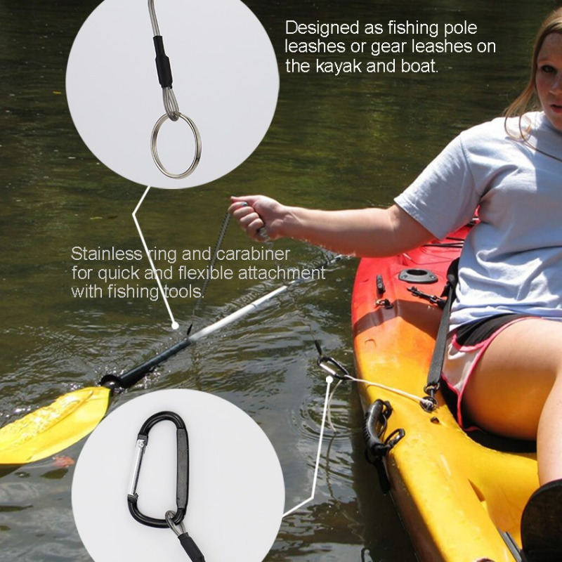 Ackibbik 6pcs Fishing Lanyard  - Fishing Kayak Paddle avis et prix