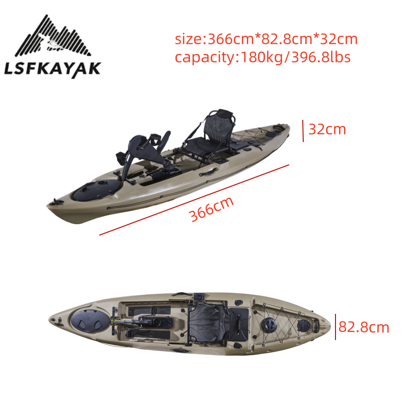 2025 Factory 12ft 3.6m Single  - Fishing Kayak Sit In avis et prix