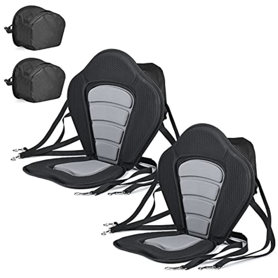Deluxe Padded Kayak Seat with  - Fishing Kayak Storage Bag avis et prix