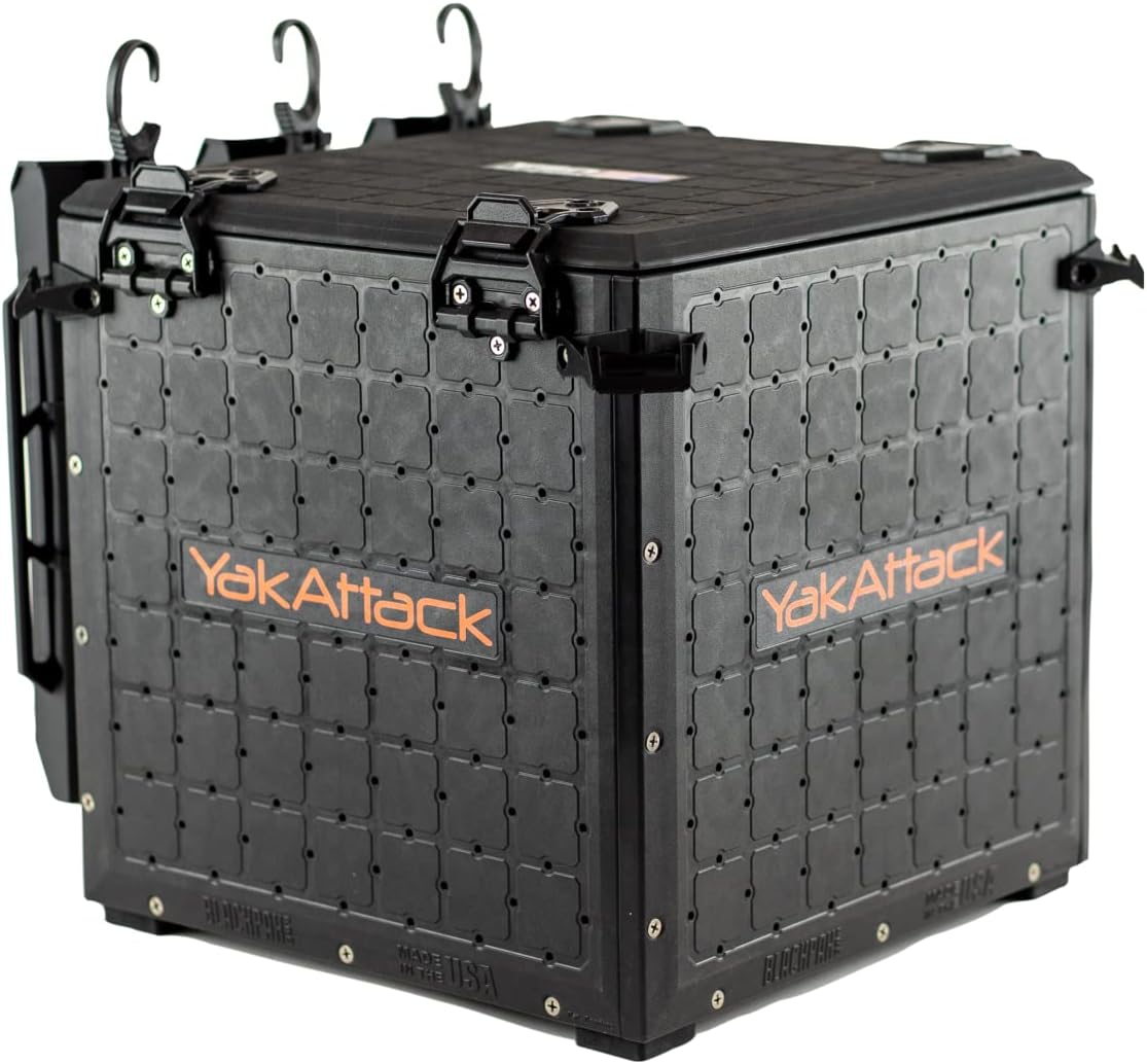 Fishing Crate with 3 Rod Holde - Fishing Kayak Crate avis et prix