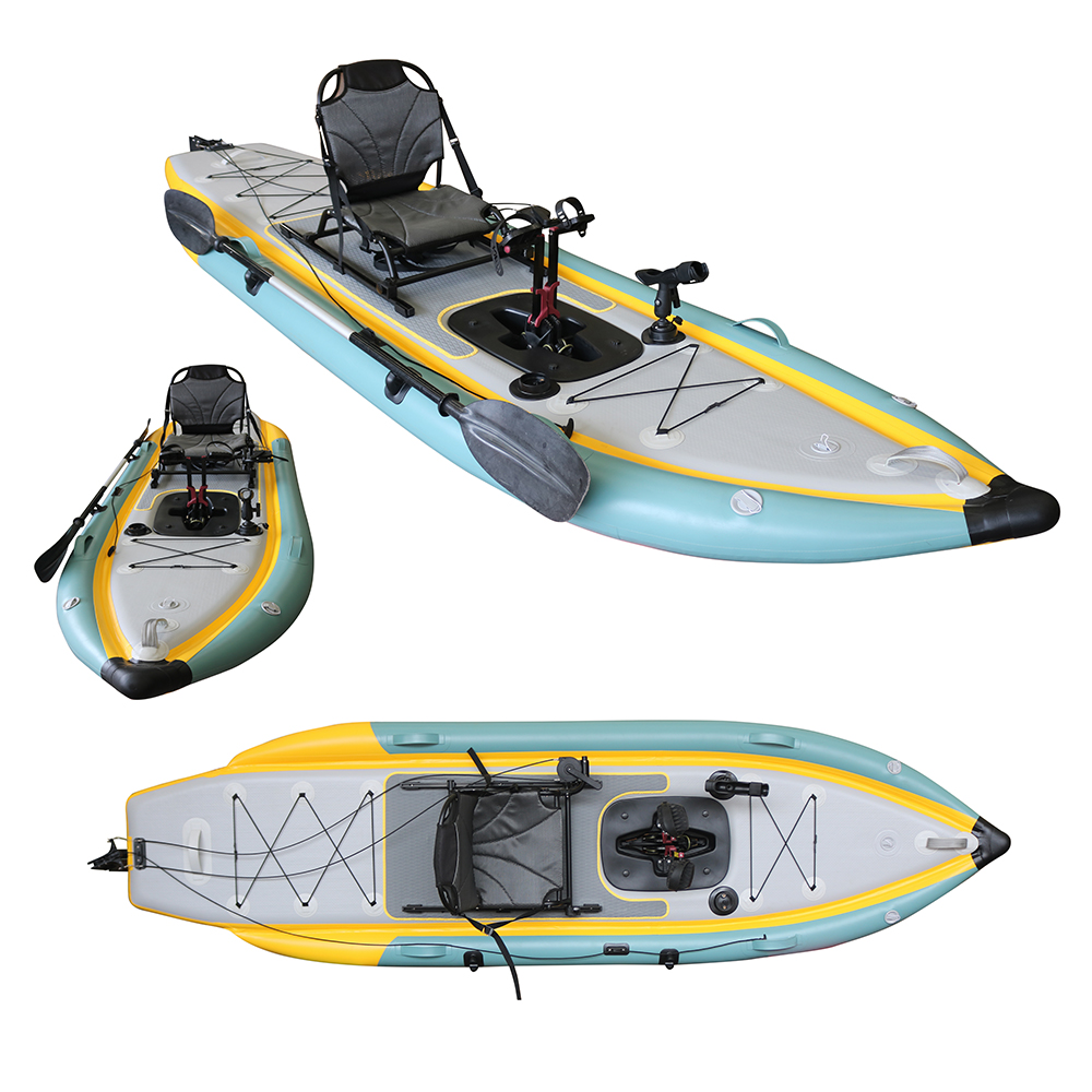 Pedal Propulsion Foldable Infl - Fishing Kayak Sit In avis et prix