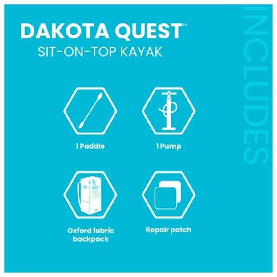 Sit-On-Top Inflatable Kayak Da - Fishing Kayak Sit In avis et prix