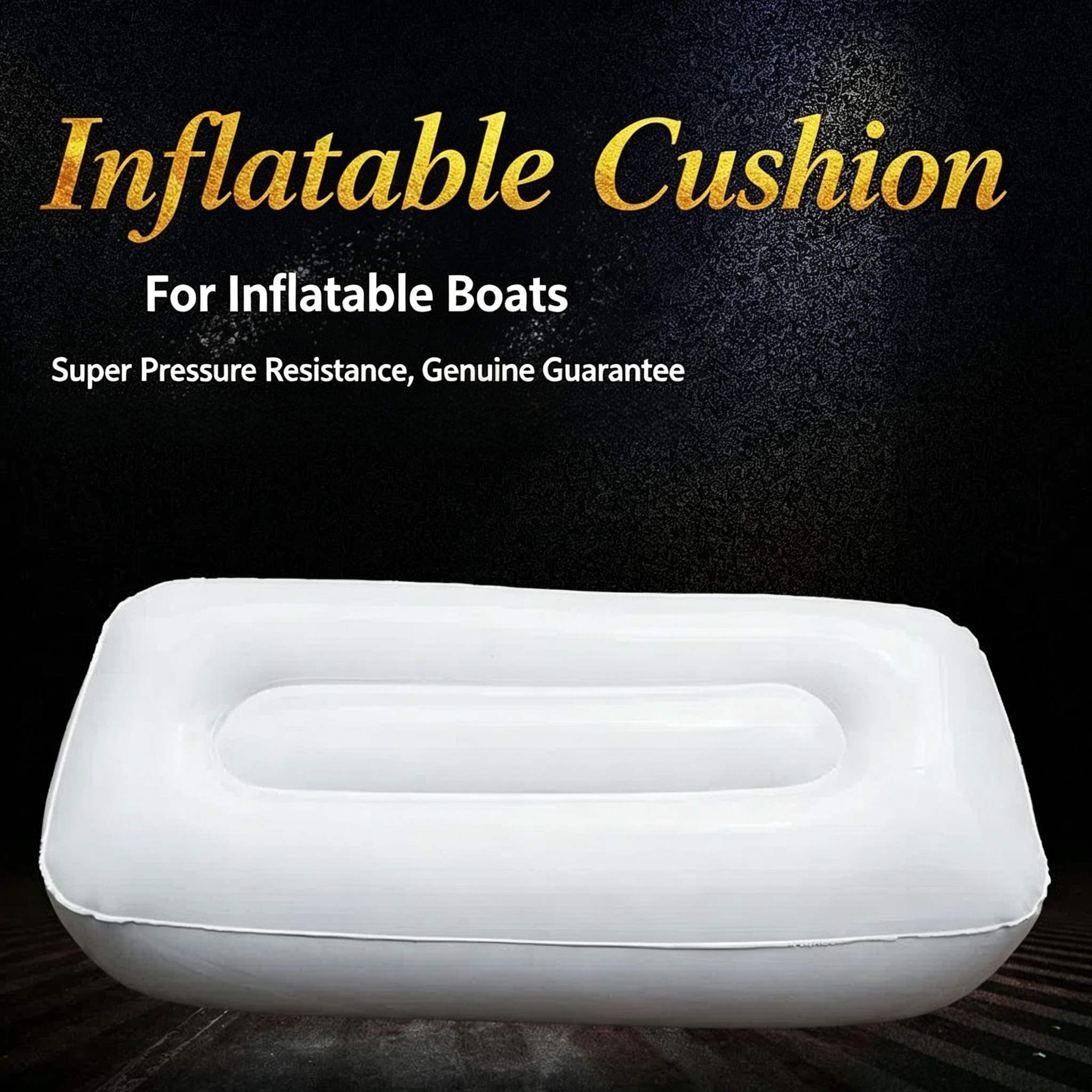 Thickened PVC Inflatable Seat, - Fishing Kayak Seat avis et prix
