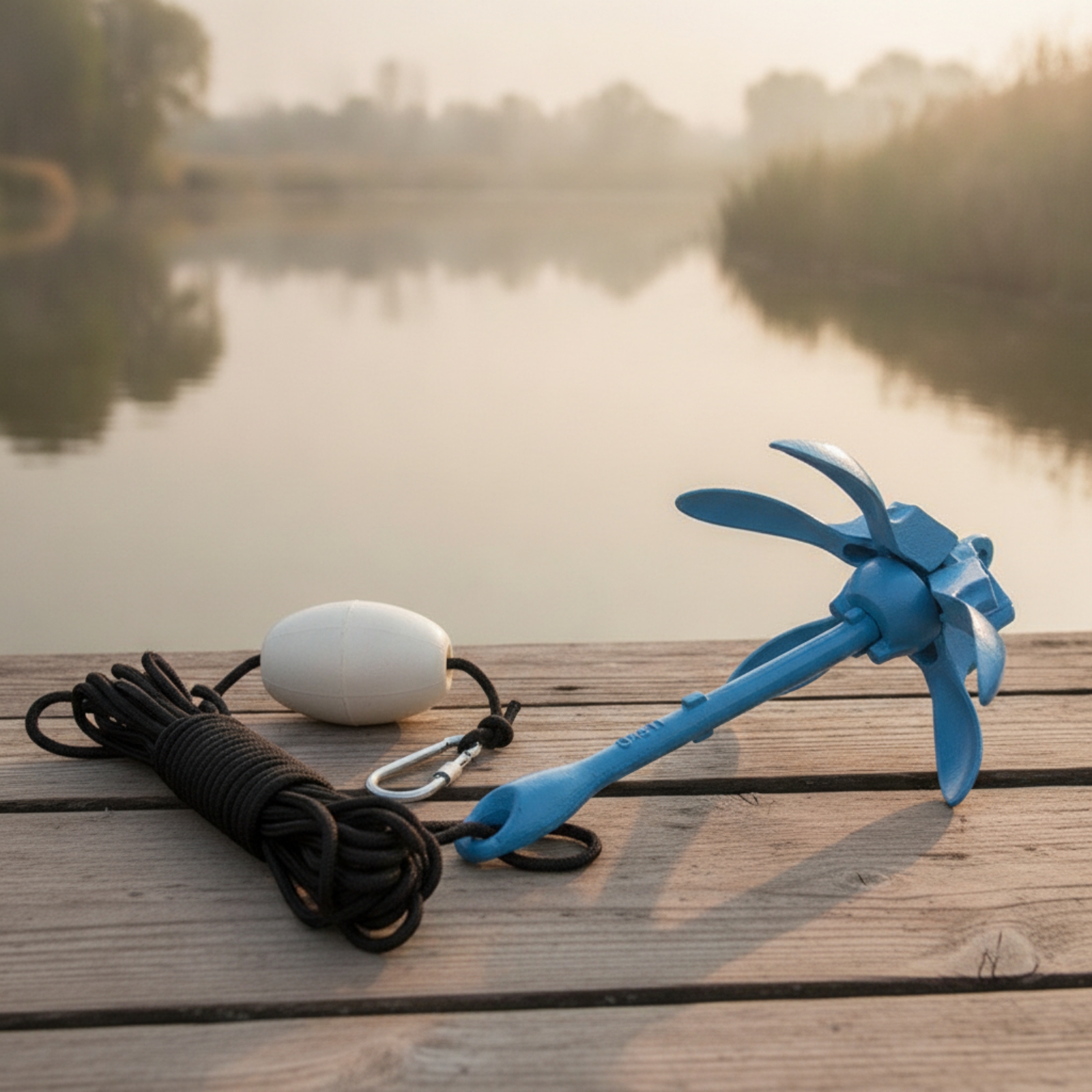 Folding Anchor Kit with Buoy a - Fishing Kayak Storage Bag avis et prix