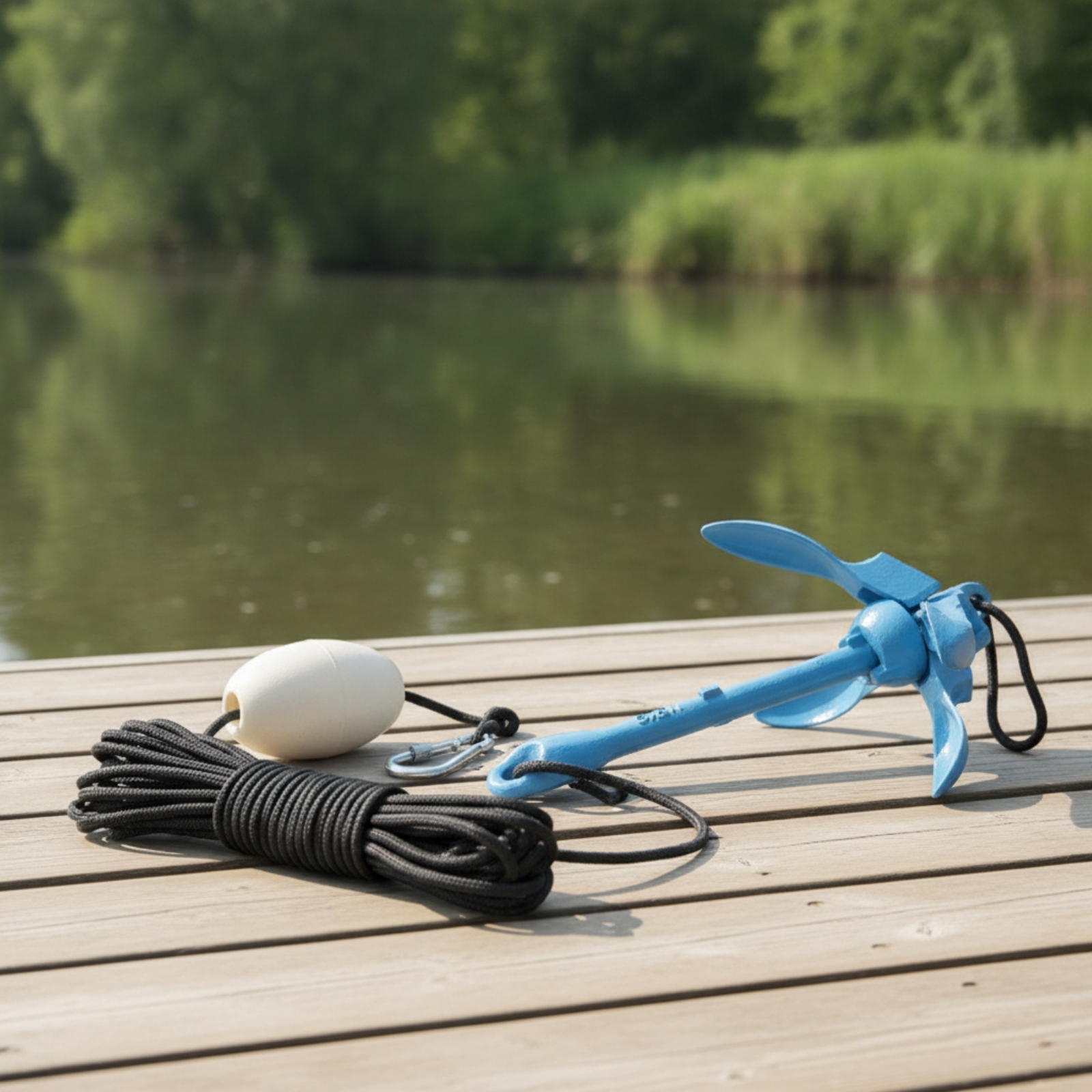 Folding Anchor Kit with Buoy a - Fishing Kayak Storage Bag avis et prix