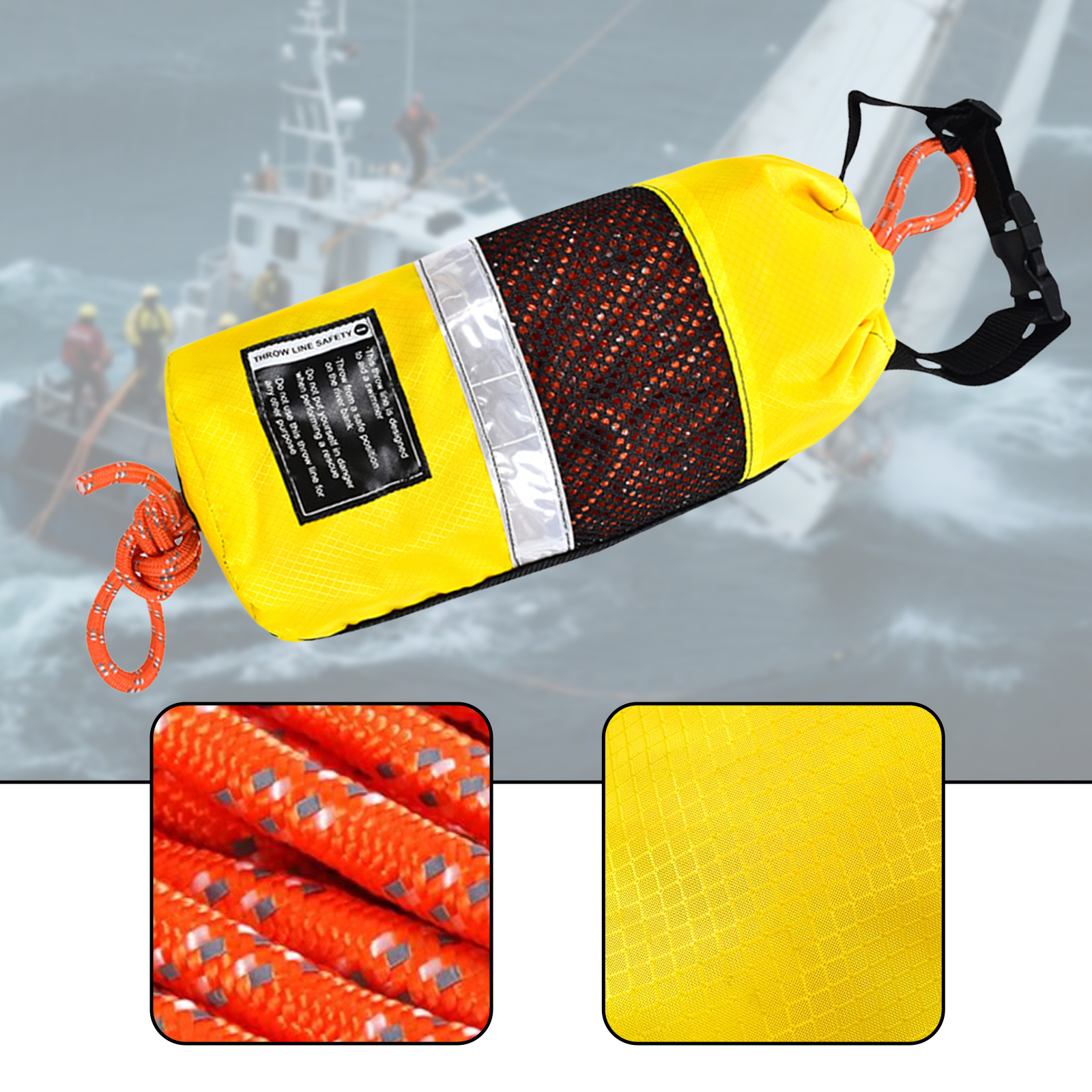 Throw Bag for Water Rescue Mar - Fishing Kayak Crate avis et prix