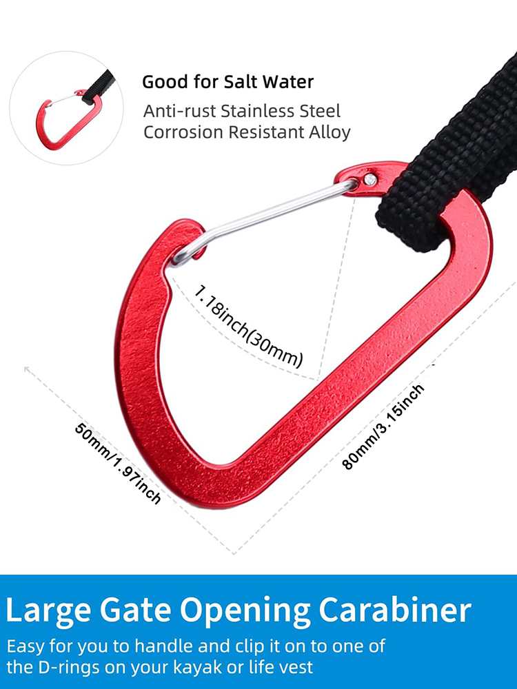 Kayak Paddle Leash Stretchable - Fishing Kayak Paddle Leash avis et prix