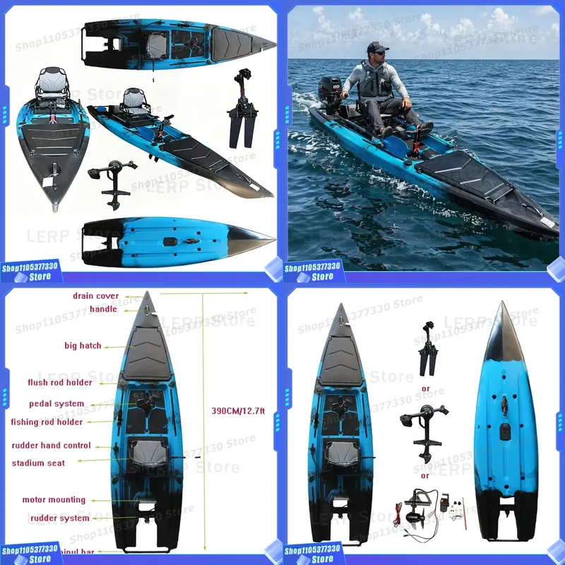 Pedal Drive Kayak 13ft Propell - Fishing Kayak Pedal Drive avis et prix