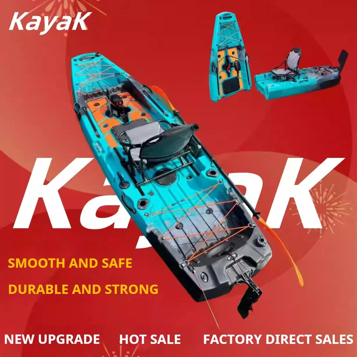 LLDPE Modular Kayak Canoe w/Pe - Fishing Kayak Pedal Drive avis et prix