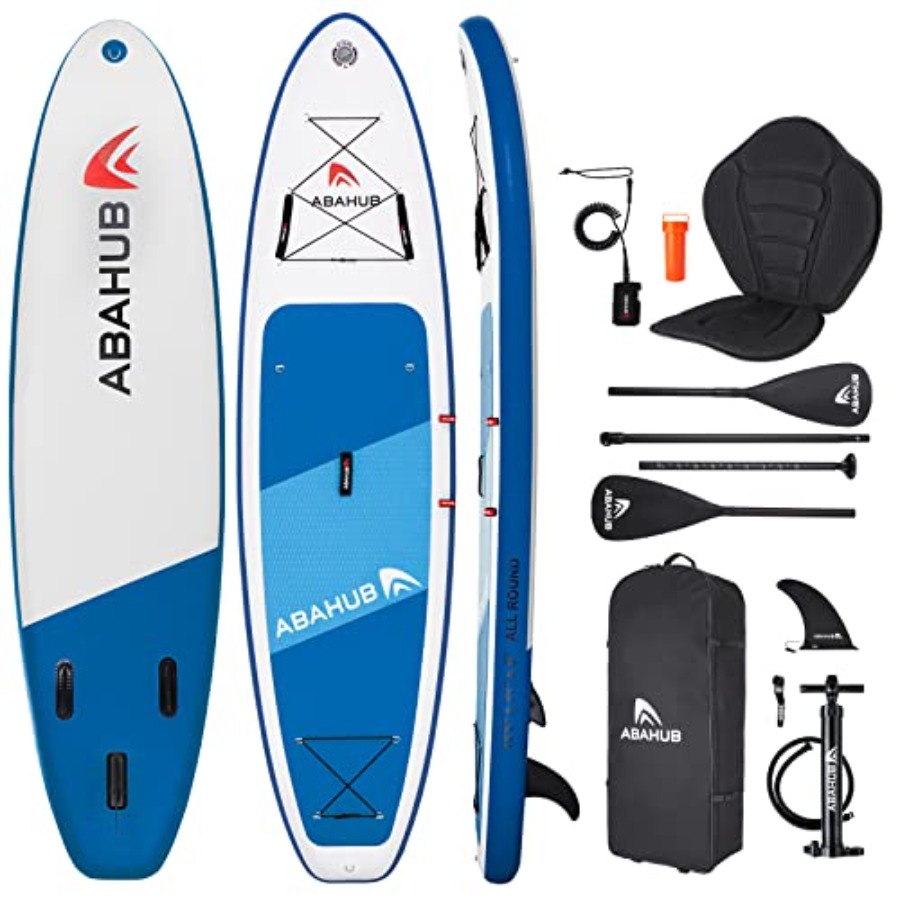 Inflatable SUP for yoga, paddl - Fishing Kayak Paddle avis et prix