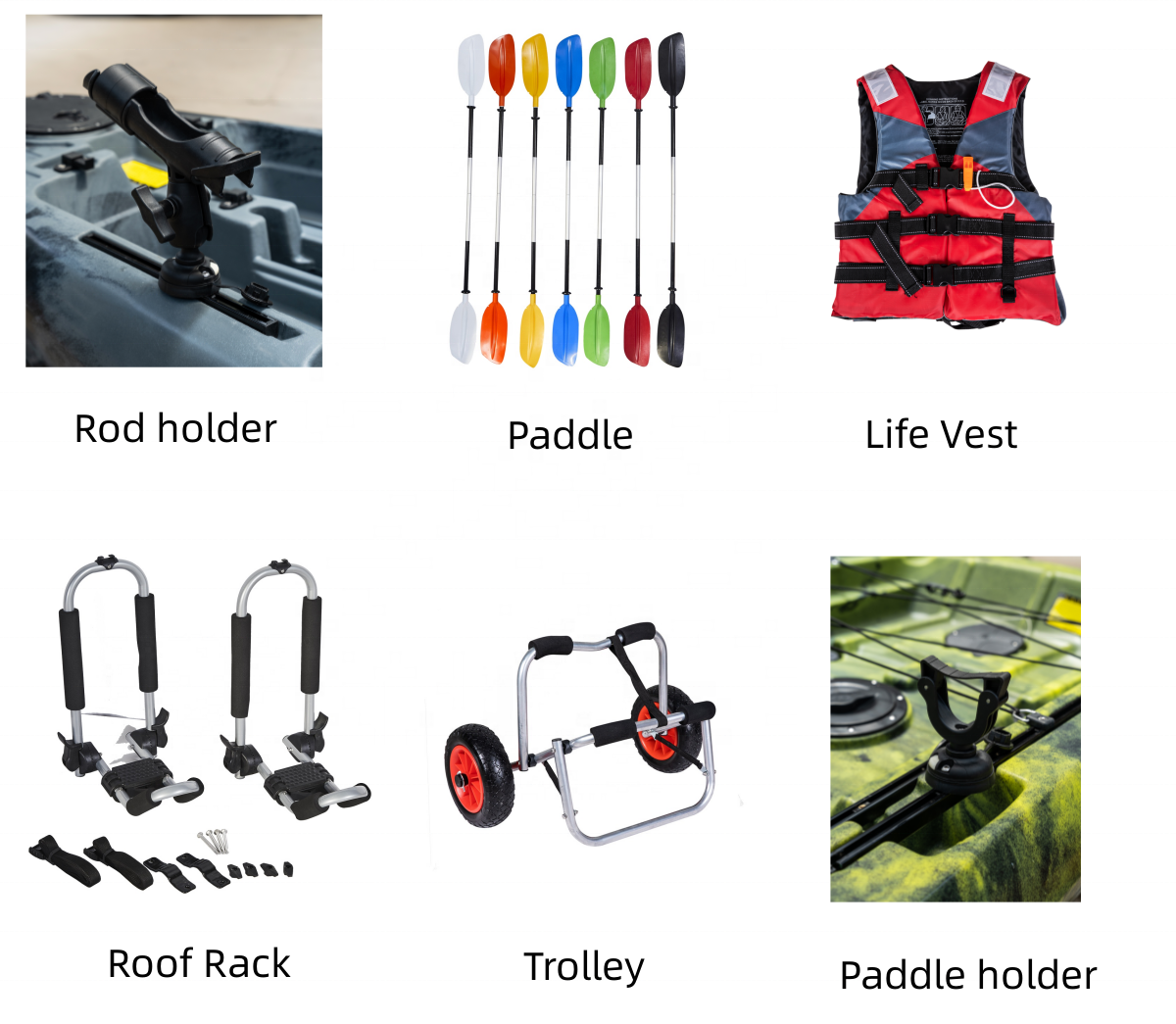 LSF  Aluminum Durable Hand Kay - Fishing Kayak Cart avis et prix
