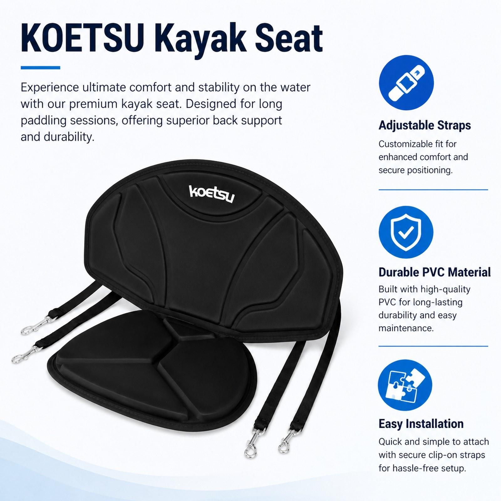 Kayak Seat Cushion Backrest Su - Fishing Kayak Sit In avis et prix