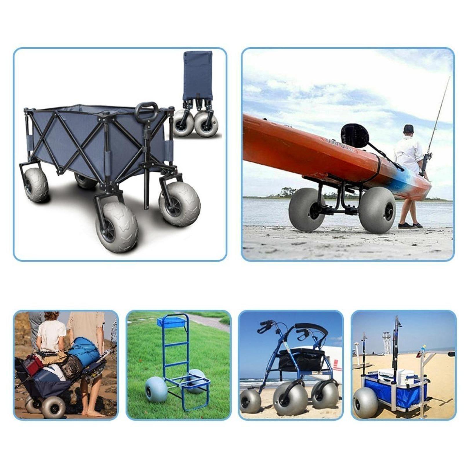16 Inch Balloon Wheels Replace - Fishing Kayak Cart avis et prix