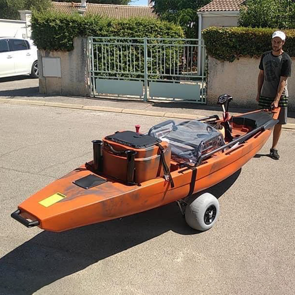 Inflatable Wide Wheel Canoe Bo - Fishing Kayak Cart avis et prix