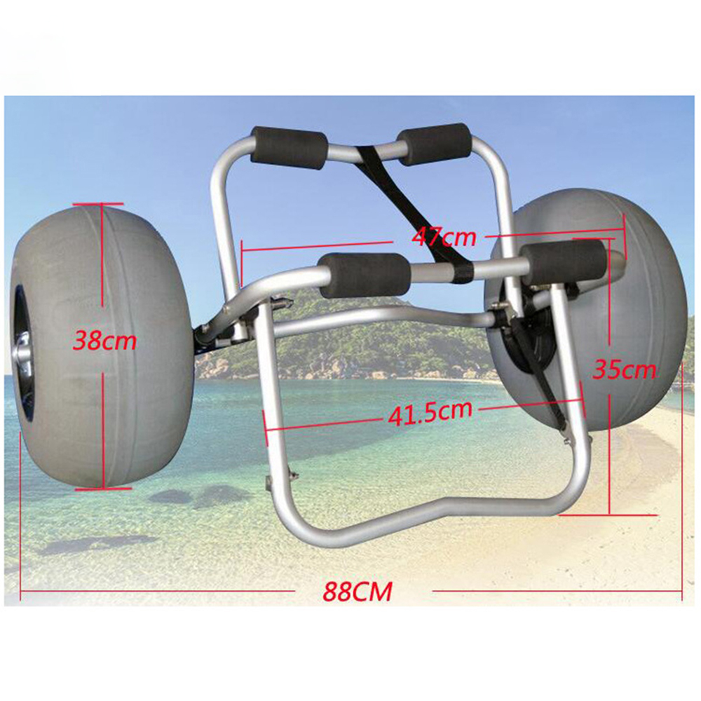 Inflatable Wide Wheel Canoe Bo - Fishing Kayak Cart avis et prix
