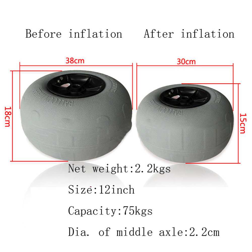 Inflatable Wide Wheel Canoe Bo - Fishing Kayak Cart avis et prix
