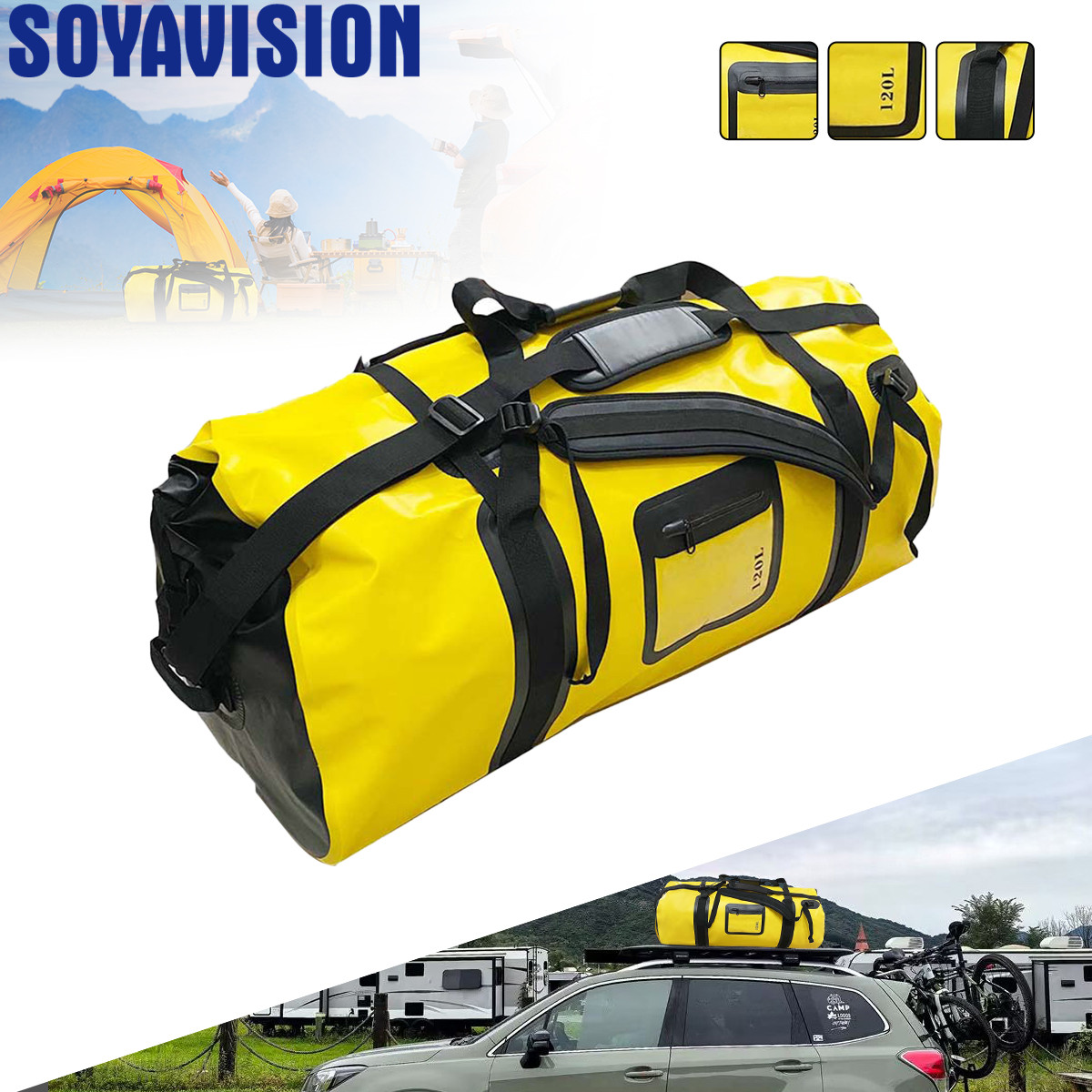 40L/66L/120L Waterproof Duffle - Fishing Kayak Crate avis et prix