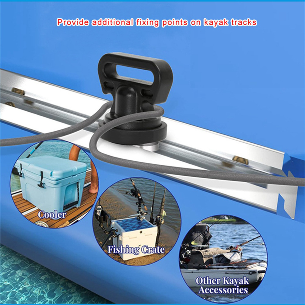 2525+ 4PCS Marine Track Mount  - Fishing Kayak Crate avis et prix