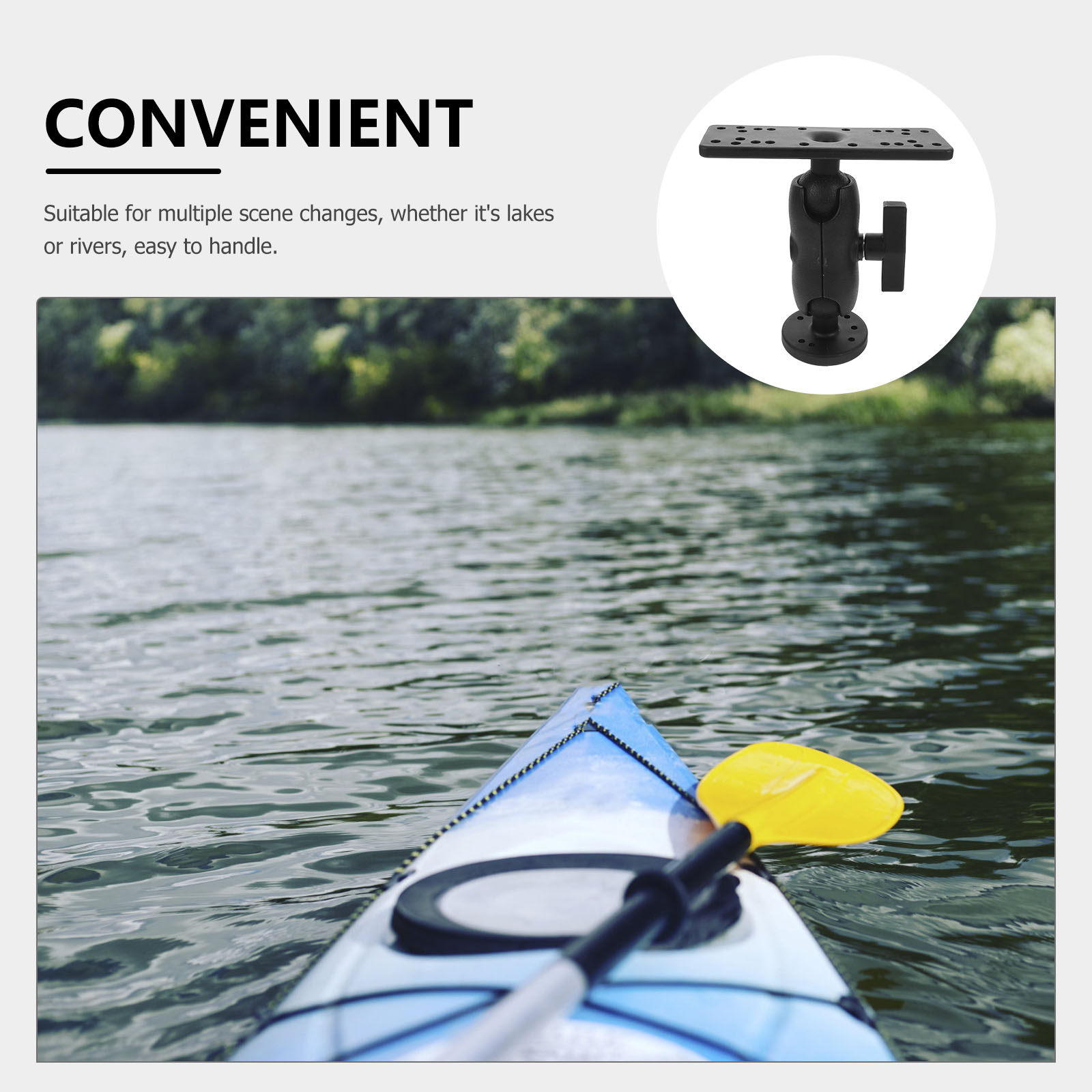 Adjustable Fishfinder Bracket  - Fishing Kayak Fish Finder Mount avis et prix