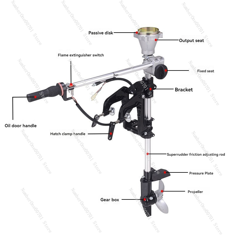 Outboard Motor Propeller  Lawn - Fishing Kayak Inflatable avis et prix