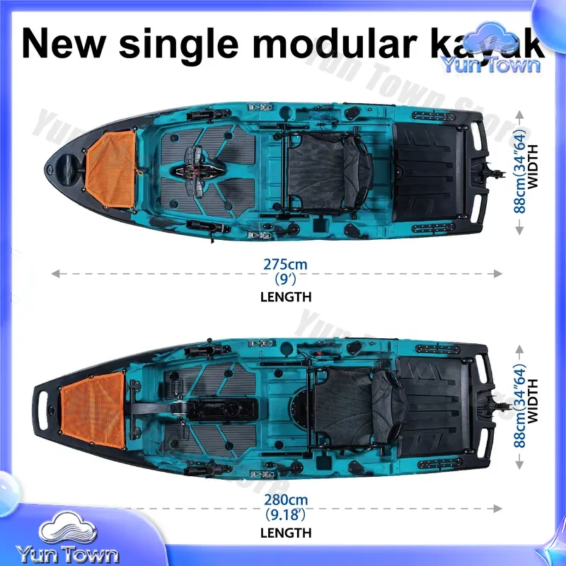 Modular Kayak 9.5ft Sit On Top - Fishing Kayak Pedal Drive avis et prix