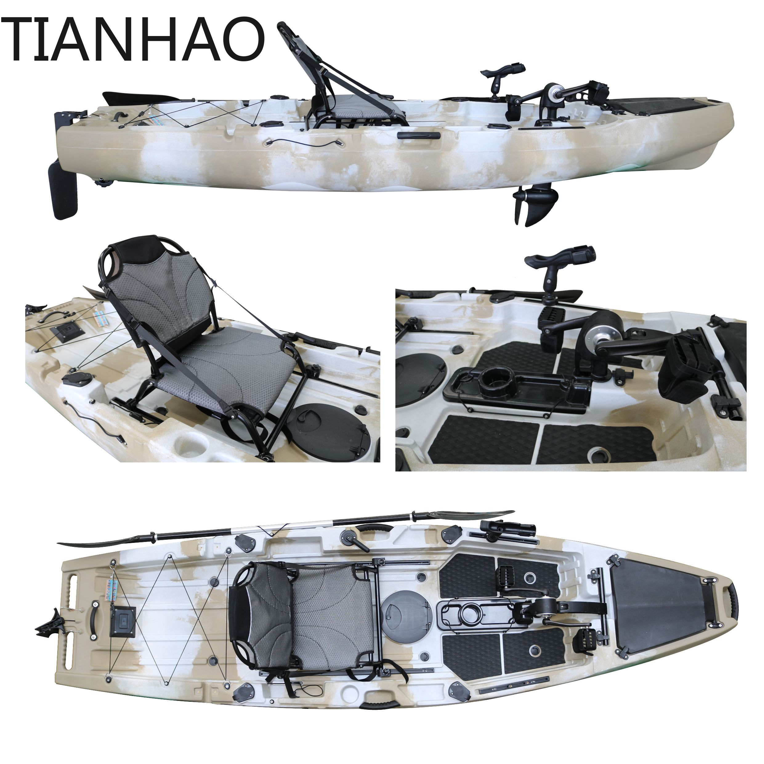 Rotary Kayak with Propeller Pe - Fishing Kayak Pedal Drive avis et prix
